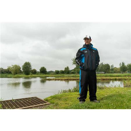 CONJUNTO DE CHAQUETA Y PETO PARA HOMBRE PRESTON INNOVATIONS DF ULTRA SUIT - NOIR