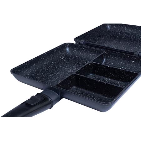 CONJUNTO DE COZINHA RIDGE MONKEY CONNECT COMBI & STEAMER XXL GRANITE EDITION