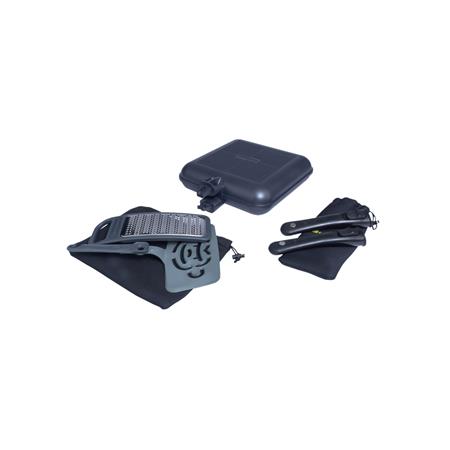 CONJUNTO DE COZINHA RIDGE MONKEY CONNECT PAN & GRIDDLE XXL GRANITE EDITION