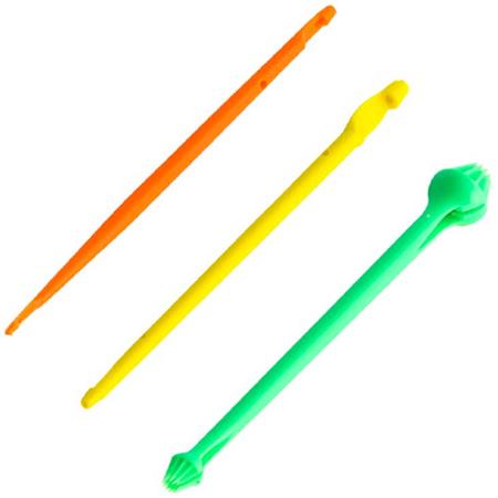 Conjunto De Extrator De Anzóis Plastilys Fina + Padrão + Tulipa