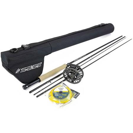 Conjunto De Mosca Listo Para Pescar Sage Foundation Prêt À Pêcher