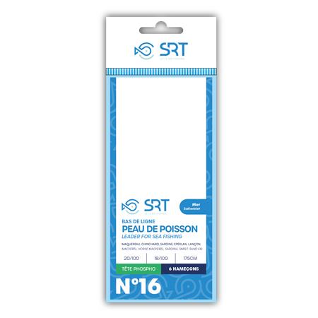 CONJUNTO DE PENAS SRT SABIKI PEAU DE POISSON TÊTES PHOSPHO