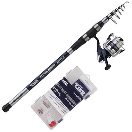 Conjunto De Telescosuporte Shakespeare Salt Herring Hustler Combo Set