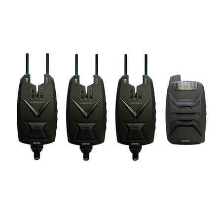 Conjunto Detetor De Toque Sonik Vaderx Bite Alarm Set