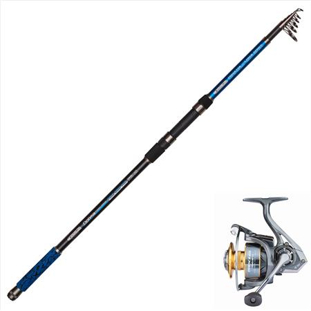 Conjunto Para Pescar Ao Fundo Garbolino Optima Pike Drifter + Proceed Efi
