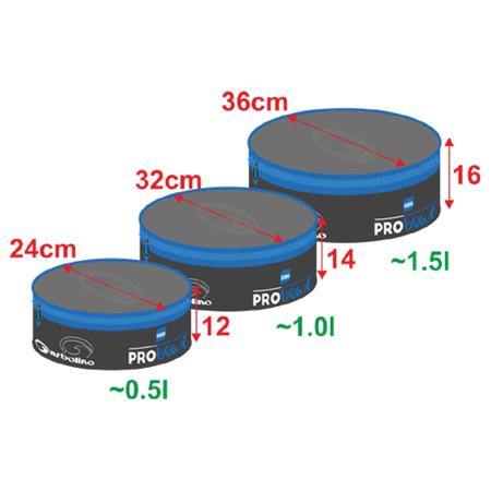 CONJUNTO SACO PARA ISCAS GARBOLINO EVA PRO BOWL CLOSED