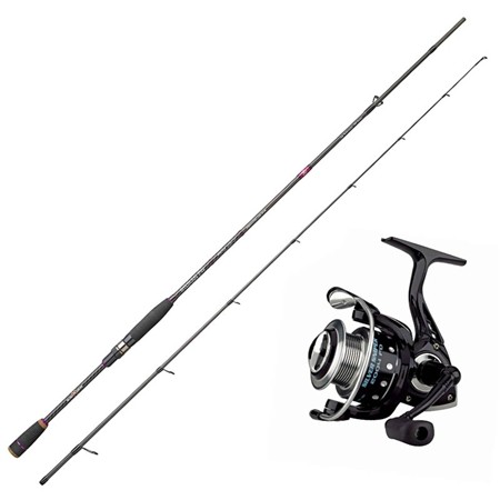 Conjunto Spinning Sakura Ryokan Sw Spinning + Molinete Spinning Silver Sniper Fd