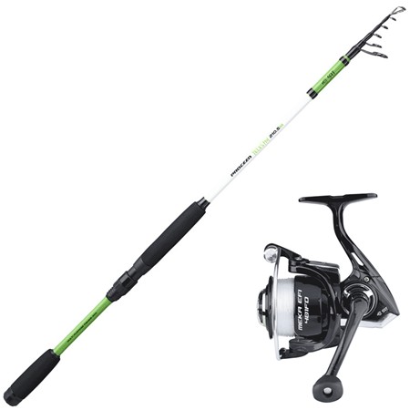 Conjunto Spinning Srt Proceed Telespin + Carrete Meka Efi Fd