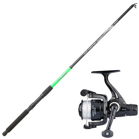 Conjunto Spinning Telescópico Srt Fish Instinct Energy Telespin + Meka Efi Fd