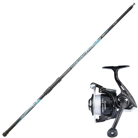 Conjunto Spinning Telescópico Srt Fish Instinct Memory Telefloat + Meka Efi Fd