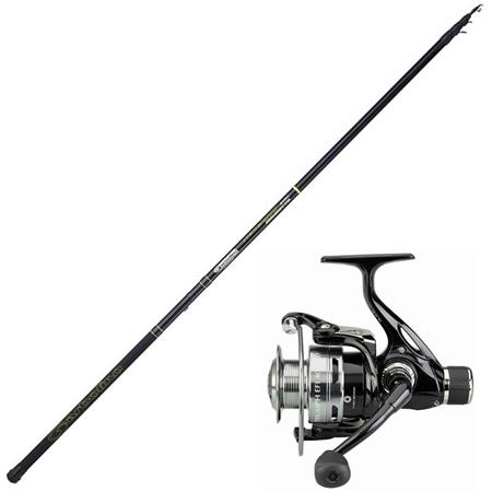 Conjunto Teleajustable Garbolino Serenity Rc + Carrete Strike Trout 081Fd