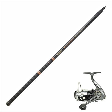 Conjunto Telescópico Ajustável Garbolino Lantan Rc + Strike Trout