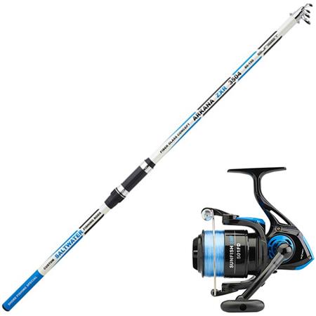 Conjunto Telescópico Sunset Arkana Zxr + Sunfish Swf 601 Fd