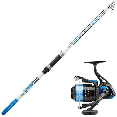 Conjunto Telescópico Sunset Corsica Zxr + Sunfish Swf 501 Fd