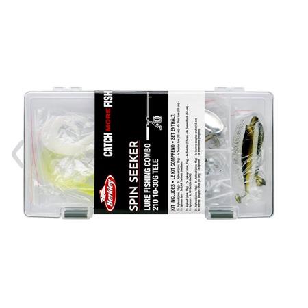 CONJUNTO TÉLESCOSUPORTE BERKLEY CATCH MORE FISH SPIN TELE COMBO