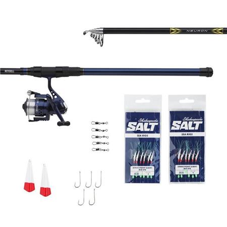 Conjunto Telescosuporte Mitchell Neuron Herring Combo