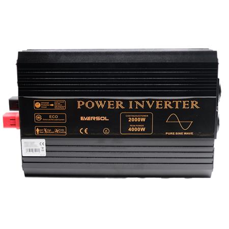 CONVERTER EVERSOL PUR SINUS 2000W 12V/230V