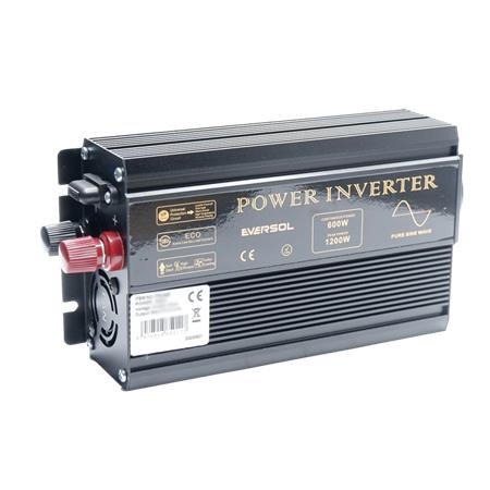 CONVERTER EVERSOL PUR SINUS 600W 12V/230V