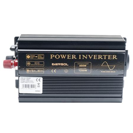 Converter Eversol Pur Sinus 600W 12V/230V