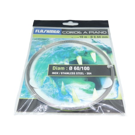 Corde A Piano Inox/Stainless Flashmer - 10 M  60/100