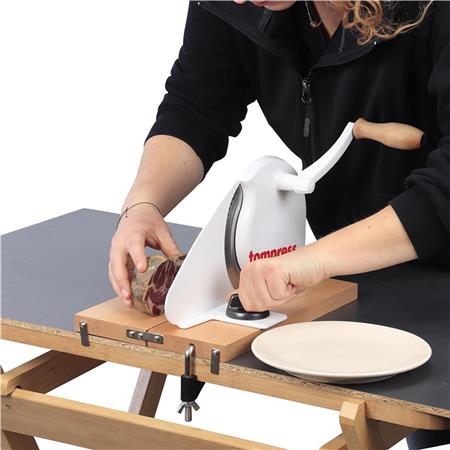 CORTADORA MANUAL TOM PRESS PLATEAU BOIS PLIABLE