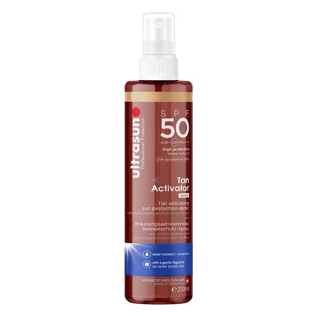 Crema Solare Ultrasun Tan Activator Spray Spf50 200Ml