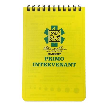 Cuaderno De Primeros Auxilios Rite In The Rain Primo Intervenant