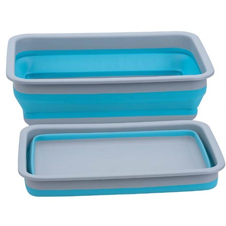 Cubo Rectangular Garbolino Plegable