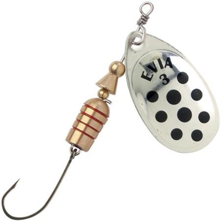 Cucchiaino Rotante Evia Coe Dots Mod 12Fss - Argento Punte Nere