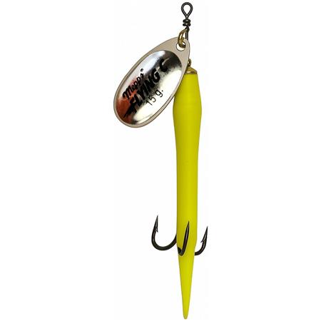 Cuchara Giratoria Mepps Flying Aglia Chartreuse