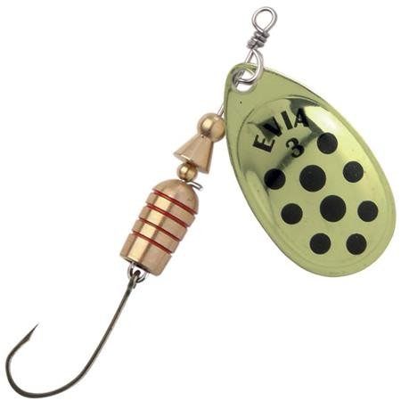 Cucharilla Giratoria Evia Coe Dots Mod 12Fss - Oro Puntos Negros