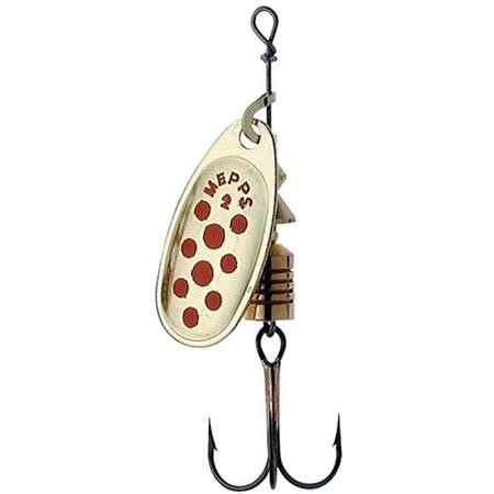 Cucharilla Giratoria Mepps Comet Oro Punto Rojo