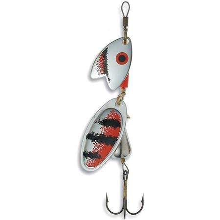 Cucharilla Giratoria Mepps Tandem Truite - Plateado/Rojo/Negro