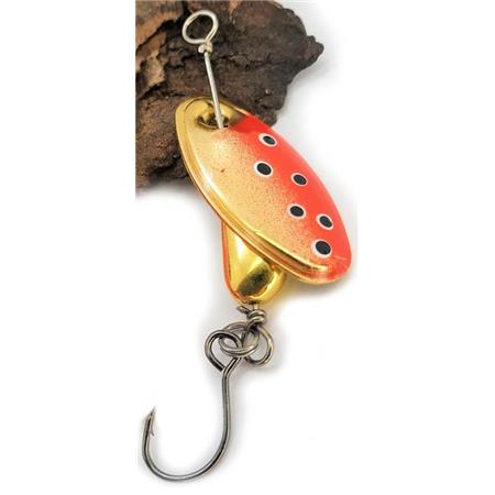 Cucharilla Giratoria Pyrénées Leurres & Co Blackbird - Oro Rojo