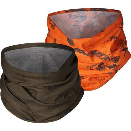 Cuello De Hombre Seeland Pass-Montagne - Kaki/Orange - Paquete De 2