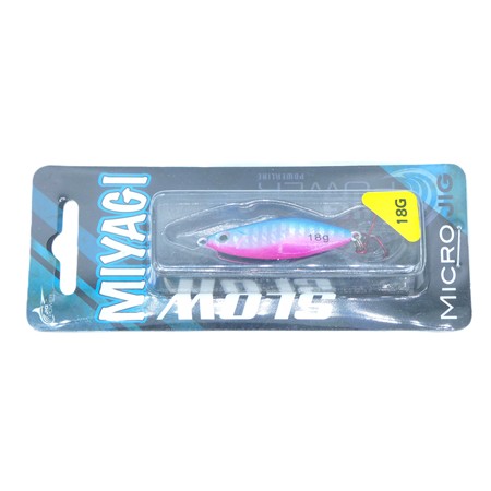 Cuiller A Jigger Powerline Jig Power Miyagi Slow - 18G - Blue Pink