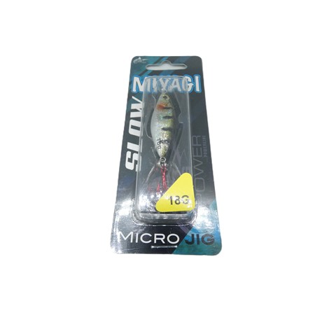 Cuiller A Jigger Powerline Jig Power Miyagi Slow - 18G - Perch