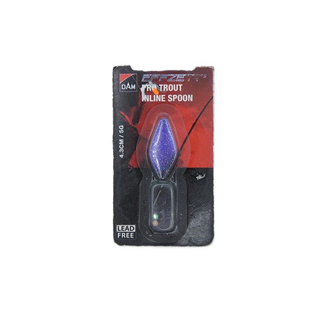 Cuiller Ondulante Effzett Pro Trout Inline Spoons - 4.5G - Blue Red Smolt