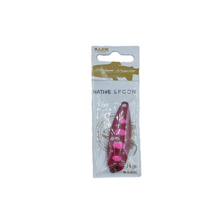 Cuiller Ondulante Illex Native Spoon - 14G - Pink Red Yamame