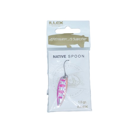 Cuiller Ondulante Illex Native Spoon - 1.5G - Pink Yamame
