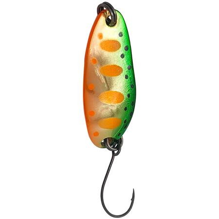 Cuiller Ondulante Suissex Trout Tracker Gold Green Orange Amago