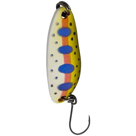 Cuiller Ondulante Suissex Trout Tracker Half Mat Rainbow Amago