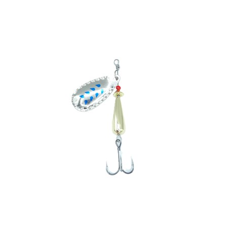 Cuiller Tournante Abu Garcia Droppen Spinners - 12G - Silver Blue Marks