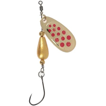 Cuiller Tournante Evia Dotty Max Mod 11M Hameçon Simple Sans Boucle - Or