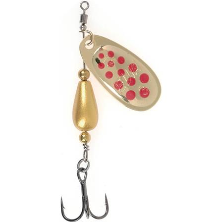 Cuiller Tournante Evia Dotty Max Mod 11M - Or Points Rouge
