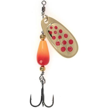 Cuiller Tournante Evia Dotty Max Mod 11M - Orange Points Rouge