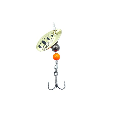 Cuiller Tournante Gunki Dots Spotted 1L - 2.40G - Full Gold-Black