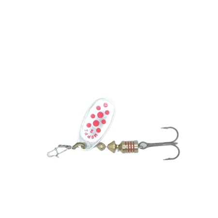 Cuiller Tournante Mepps Aglia Argent Points Rouges - N°2