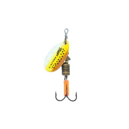 Cuiller Tournante Mepps Aglia Fluo Micropigments Brown Trout - N°2