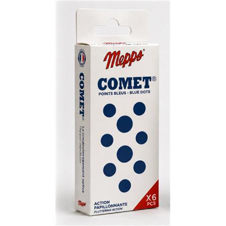 CUILLER TOURNANTE MEPPS COMET OR POINT BLEU - PAR 6